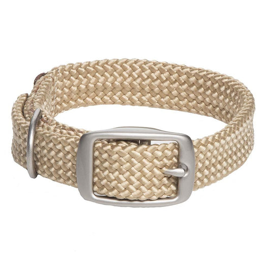 Mendota Doublebraided Junior Collar 14  TAN"