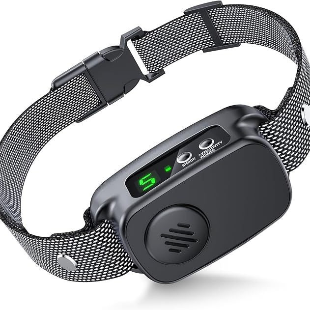 Waterproofing USB Rechargeable Smart Color Screen Anti-Bark Collar - Vibration Dog Training Collar