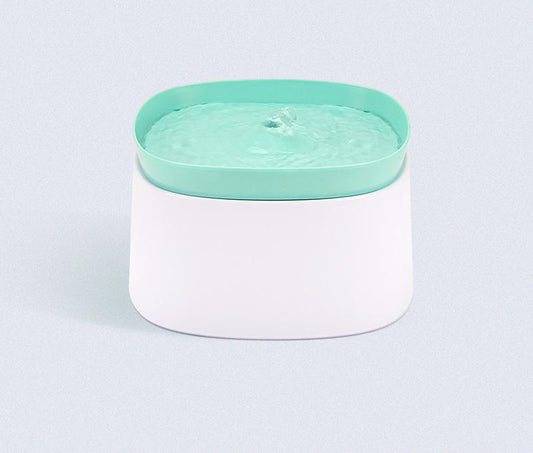 Automatic Pet Water Fountain - USB Powered, Multi-Stage Filtration, Ultra-Quiet, 2L Capacity(Green)