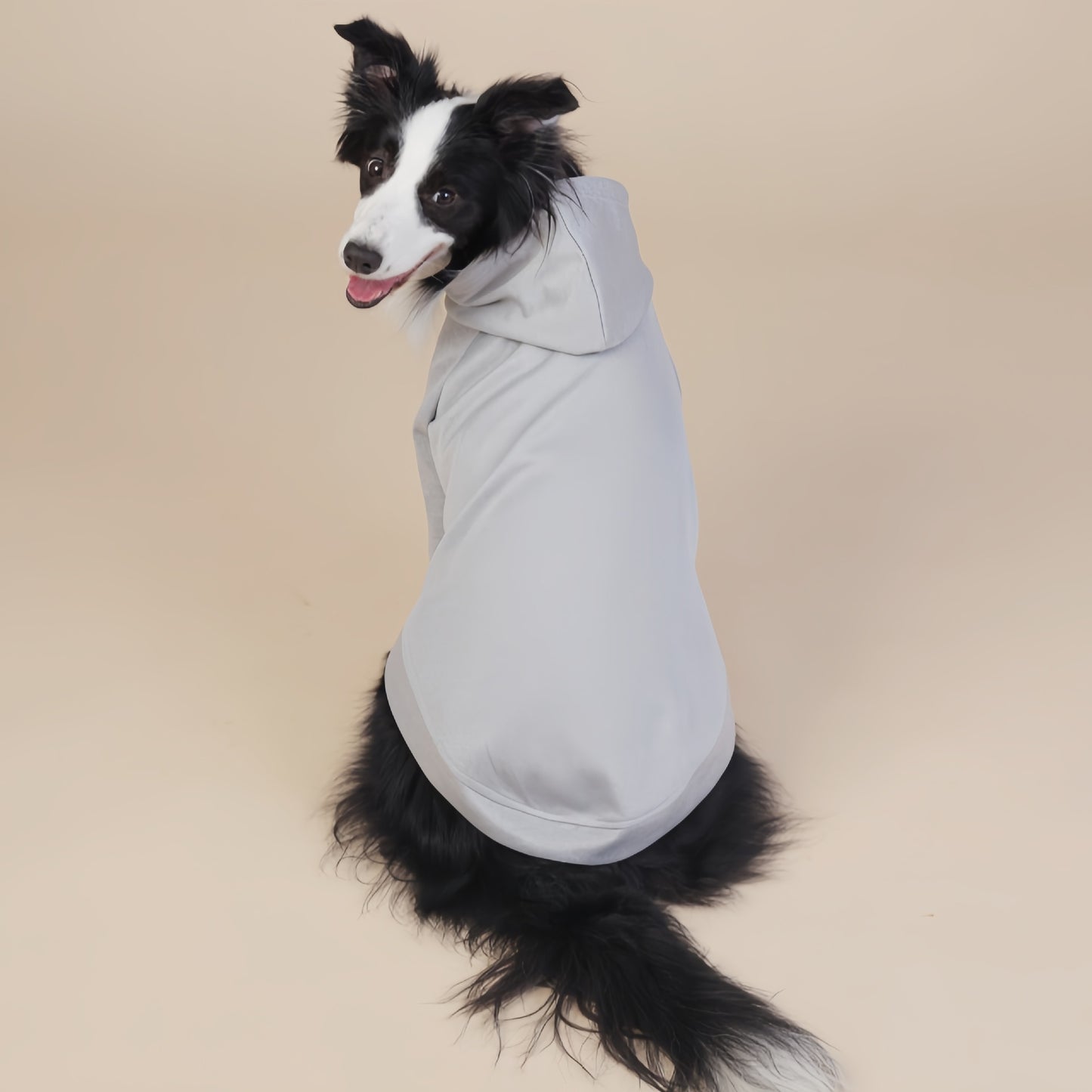 Grey Classic Dog Sweatshirt with Hood & Drawstrings - For Large Dogs (Size : 9XL)