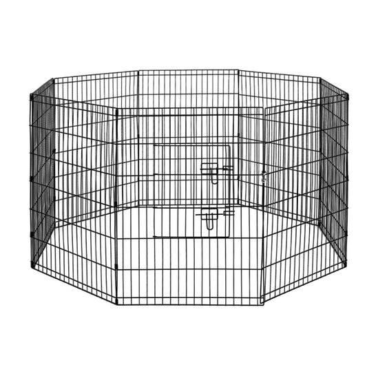 36 8 Panel Pet Dog Playpen Puppy Exercise Cage Enclosure Fence Play Pen"
