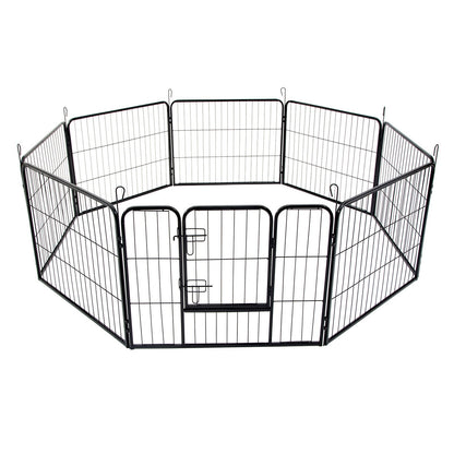 40 Best 8 Panel Pet Playpen Dog Cage Puppy Exercise Crate Enclosure Rabbit Fence"