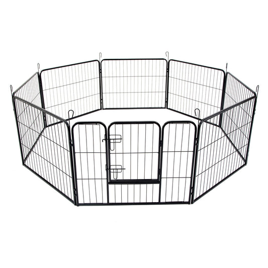 40 Best 8 Panel Pet Playpen Dog Cage Puppy Exercise Crate Enclosure Rabbit Fence"