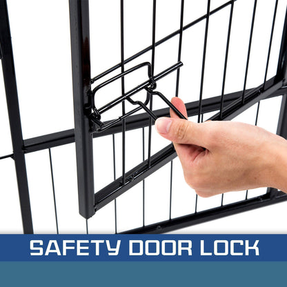 40 Best 8 Panel Pet Playpen Dog Cage Puppy Exercise Crate Enclosure Rabbit Fence"