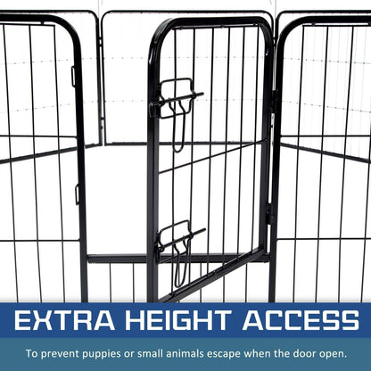 40 Best 8 Panel Pet Playpen Dog Cage Puppy Exercise Crate Enclosure Rabbit Fence"