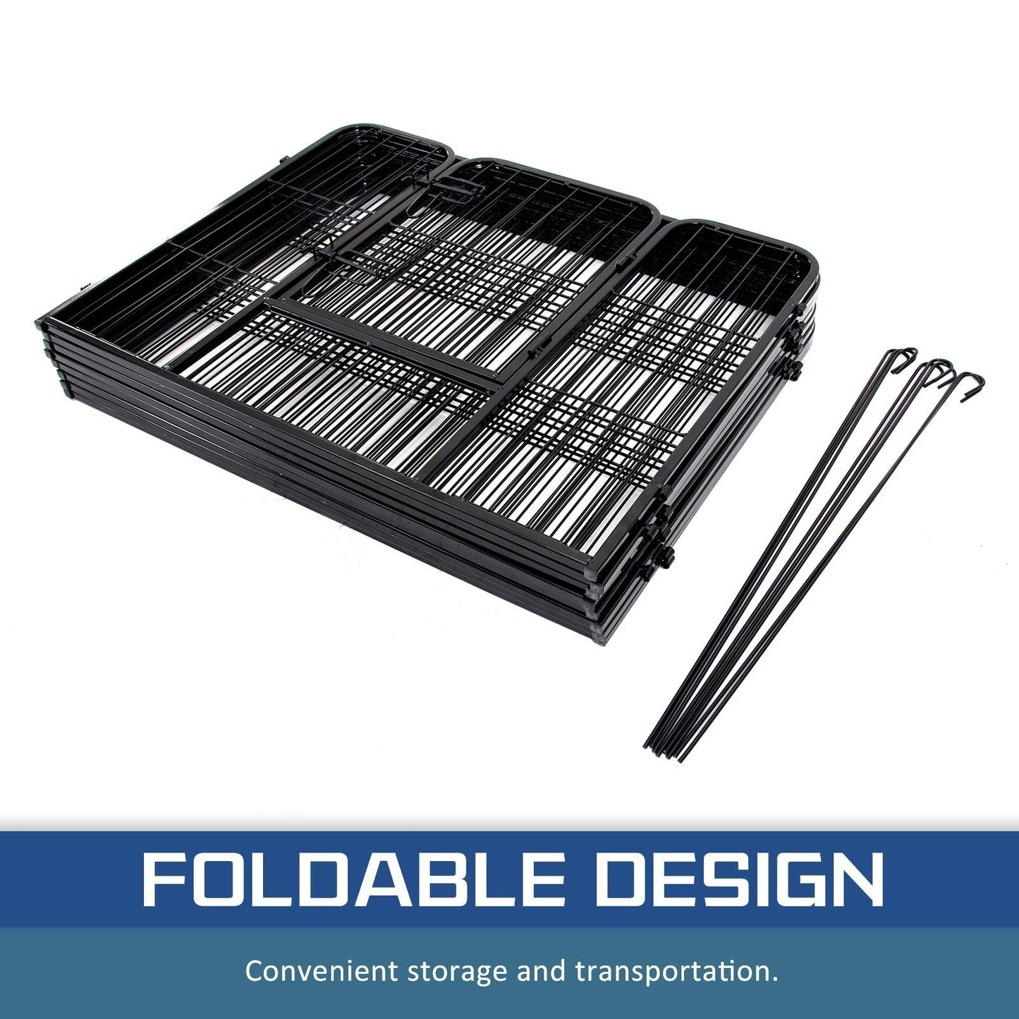 40 Best 8 Panel Pet Playpen Dog Cage Puppy Exercise Crate Enclosure Rabbit Fence"