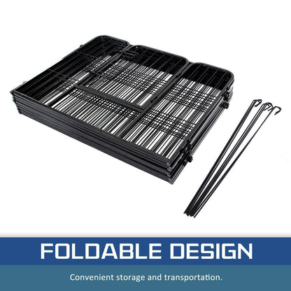 40 Best 8 Panel Pet Playpen Dog Cage Puppy Exercise Crate Enclosure Rabbit Fence"