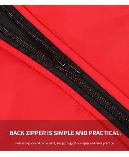 Size 5XL Pink Reflective Winter Dog Jacket - Warm & Waterproof Outdoor Coat for Large Breeds