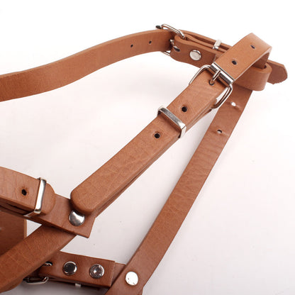 Brown Metal Basket Dog Muzzle - Anti-Bite & Anti-Barking - XXL