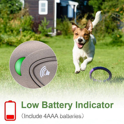Ultrasonic Dog Bark Control & Training Aid - Handheld Anti-Barking Device, 100% Safe with Low Battery Indicator(Brown)
