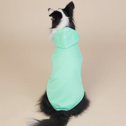 Green Classic Dog Sweatshirt with Hood & Drawstrings - For Large Dogs (Size : 9XL)
